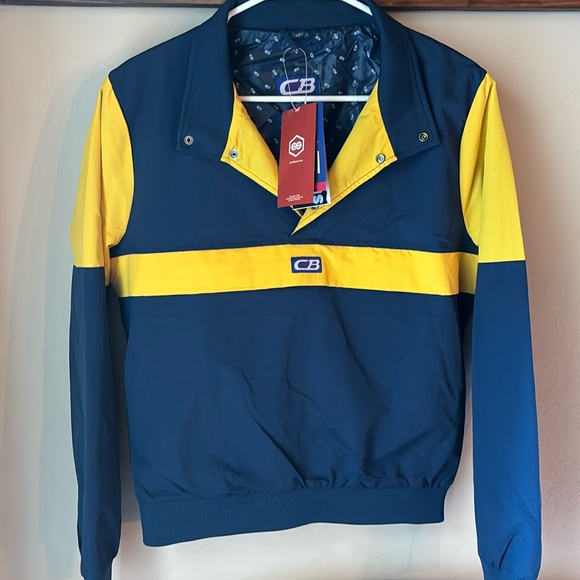 CBSports yellow and blue women’s 3 snap pullover. Size M. Never worn. - Picture 1 of 3